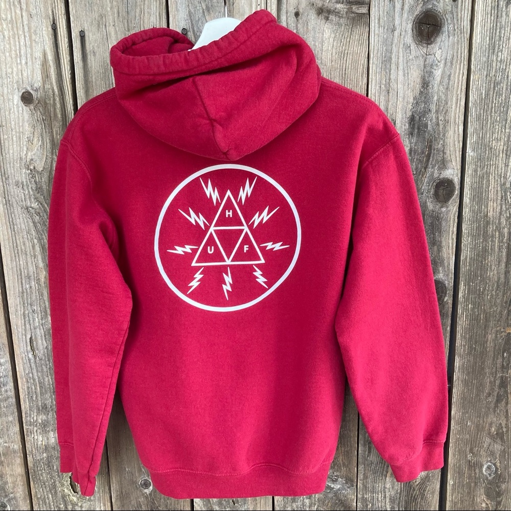 HUF Worldwide res hoodie lighting street skate surf Hanni El Khatib